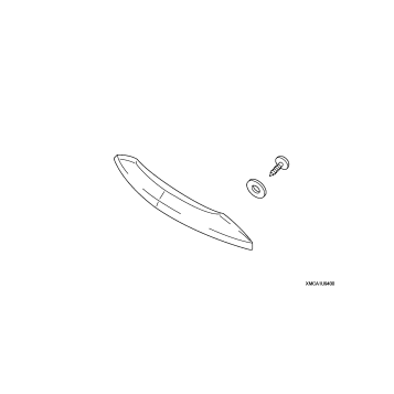 TRUNK HANDLE (CHROME W/GL LOGO)