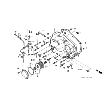 RIGHT CRANKCASE COVER