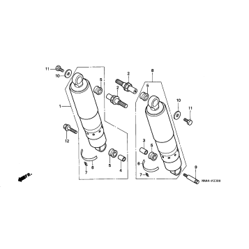 REAR SHOCK ABSORBER