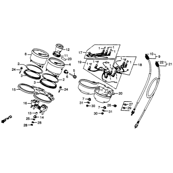 SPEEDOMETER + TACHOMETER