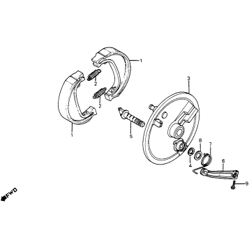FRONT BRAKE PANEL 82