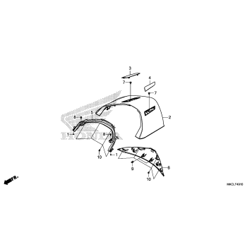 REAR CENTER TOP COVER