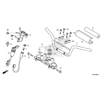 HANDLEBAR@TOP BRIDGE