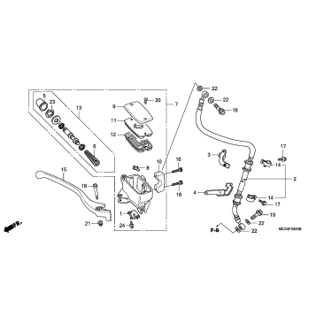 FRONT BRAKE MASTER       CYLINDER