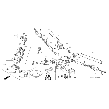 HANDLEBAR + TOP BRIDGE