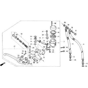 FRONT BRAKE MASTER CYLINDER