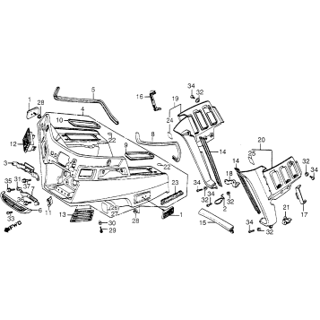 1200I/A FAIRING 84-85