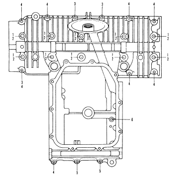 LOWER CASE (BOLT, WASHER)