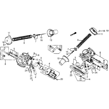 CARBURETOR COMP. PARTS