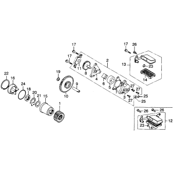 OIL PUMP + OIL FILTER