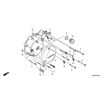 LEFT CRANKCASE COVER