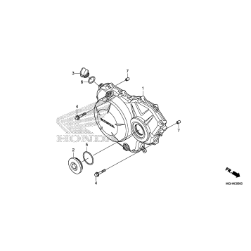 RIGHT CRANKCASE COVER (1)