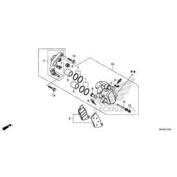 FRONT BRAKE CALIPER (1)