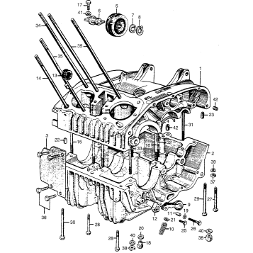 UPPER & LOWER CRANKCASE