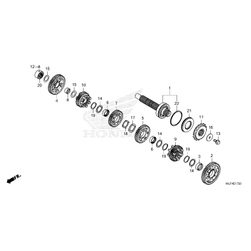 TRANSMISSION             (COUNTERSHAFT) (2)