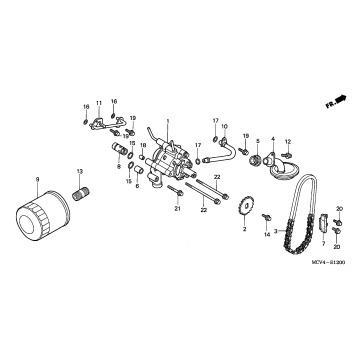 OIL FILTER + OIL PUMP