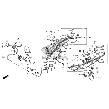AIR INTAKE DUCT@SOLENOID VALVE