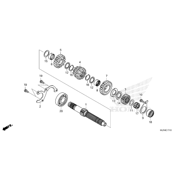 TRANSMISSION (MAINSHAFT)