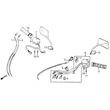 CONTROL SWITCHES + CLUTCH