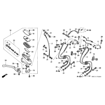 FRONT BRAKE MASTER CYLINDER