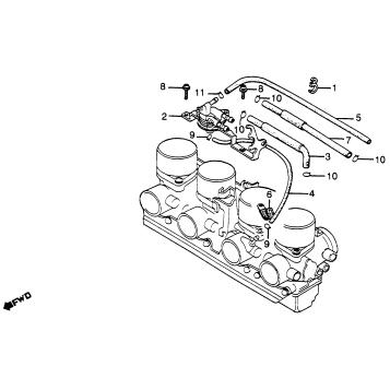 CB750K AUTOMATIC FUEL VALVE 81-82