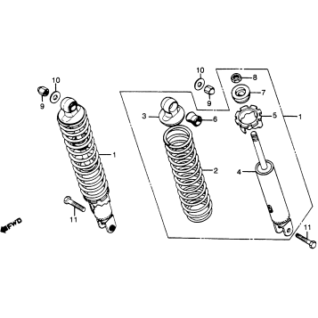 REAR SHOCK ABSORBER 79
