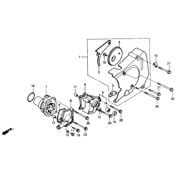 LEFT CRANKCASE COVER