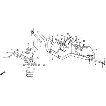HANDLEBAR + TOP BRIDGE