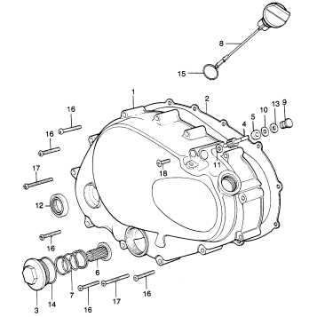 RIGHT CRANKCASE COVER