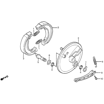 FRONT BRAKE PANEL 83