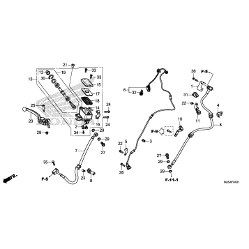 FRONT BRAKE MASTER       CYLINDER (2)