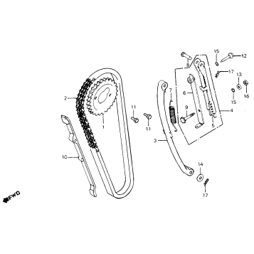 CAM CHAIN + TENSIONER