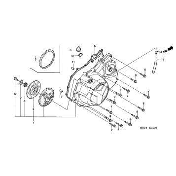 RIGHT CRANKCASE COVER