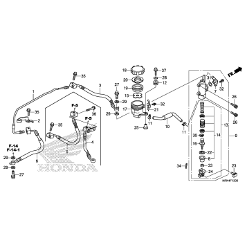 REAR BRAKE MASTER CYLINDER