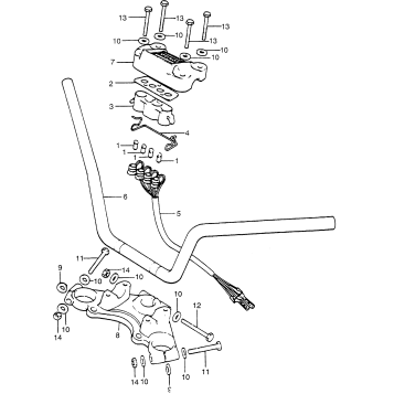 HANDLEBAR + FORK TOP BRIDGE