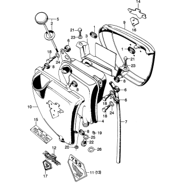 OIL TANK + TANK & BATTERY COVER