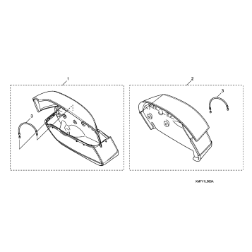 LEATHER SADDLEBAGS       (VT1300CT)