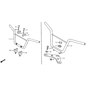 HANDLEBAR TOP BRIDGES