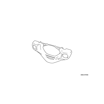 CHROME FRONT LOWER COWL