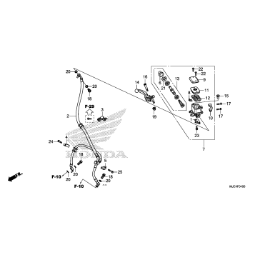 FRONT BRAKE MASTER       CYLINDER (1)