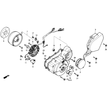 LEFT CRANKCASE COVER