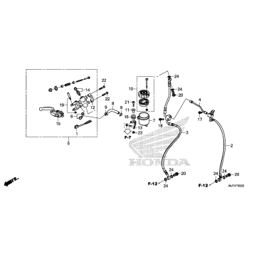 FRONT BRAKE MASTER CYLINDER
