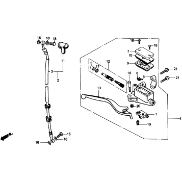 FRONT BRAKE MASTER CYLINDER