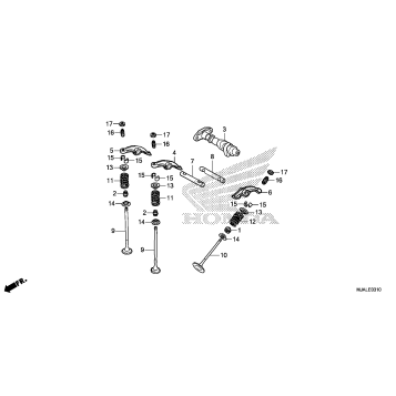 CAMSHAFT@VALVE (RR.)