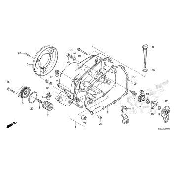 RIGHT CRANKCASE COVER