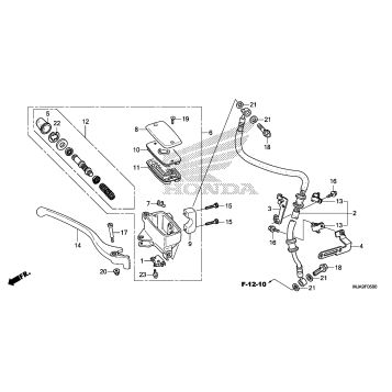 FRONT BRAKE MASTER       CYLINDER (1)