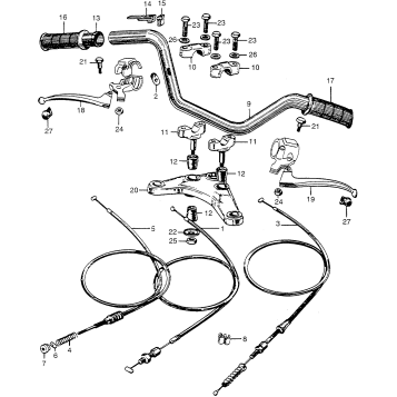 CA175 HANDLEBAR