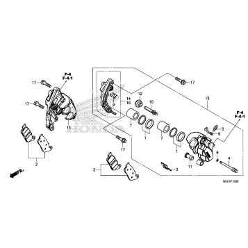 FRONT BRAKE CALIPER (1)