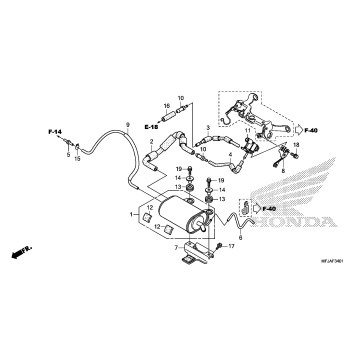 EVAP CANISTER (CBR600RA)