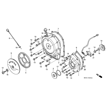 RIGHT CRANKCASE COVER